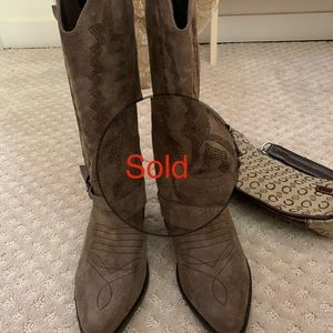 Deb suede leather women boots